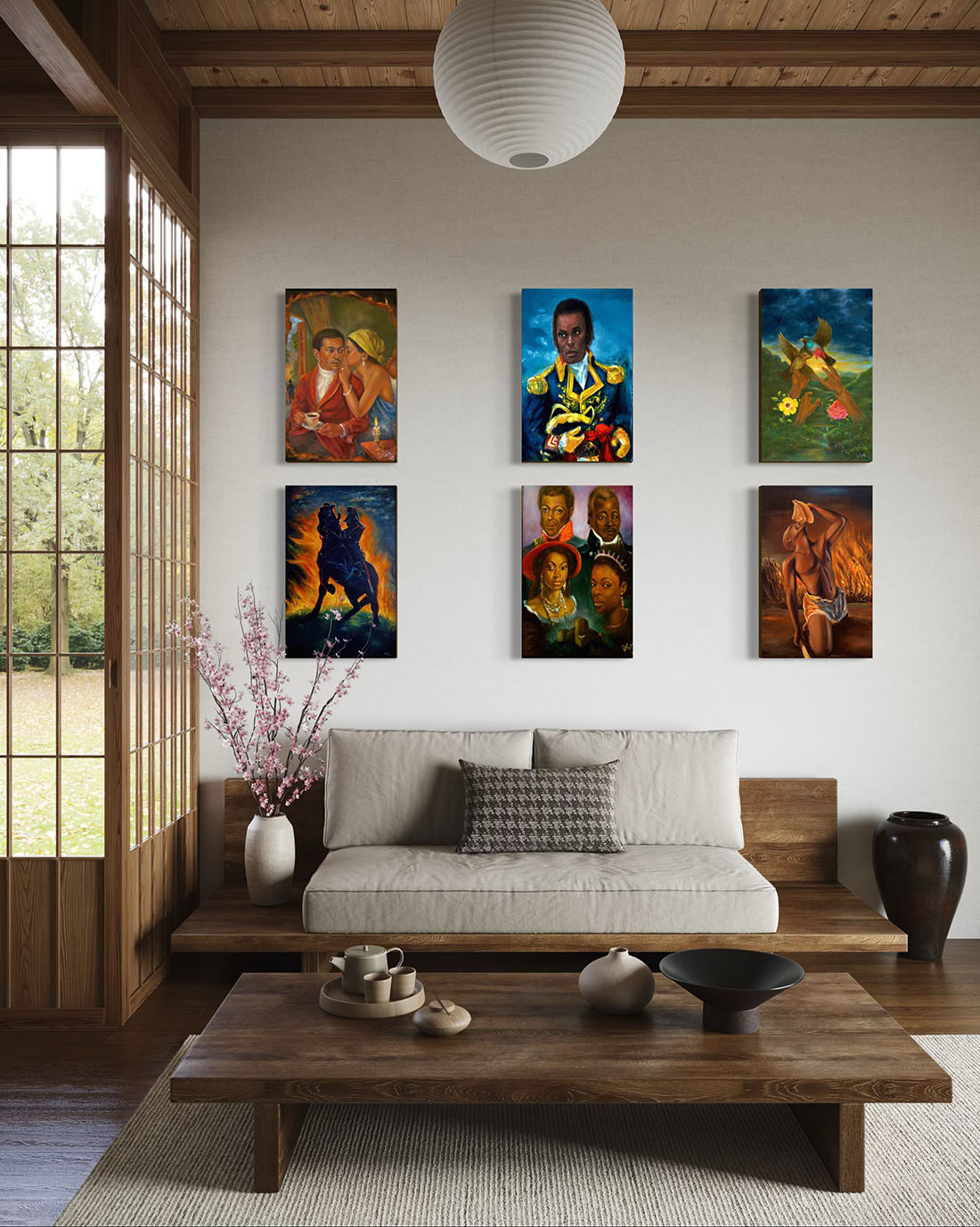 Triumph to Tragedy - Legacy Series 36"x24"